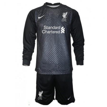 Billiga Fotbollströjor Liverpool Målvakt Barn Hemma tröja 2020/21 Långärmad